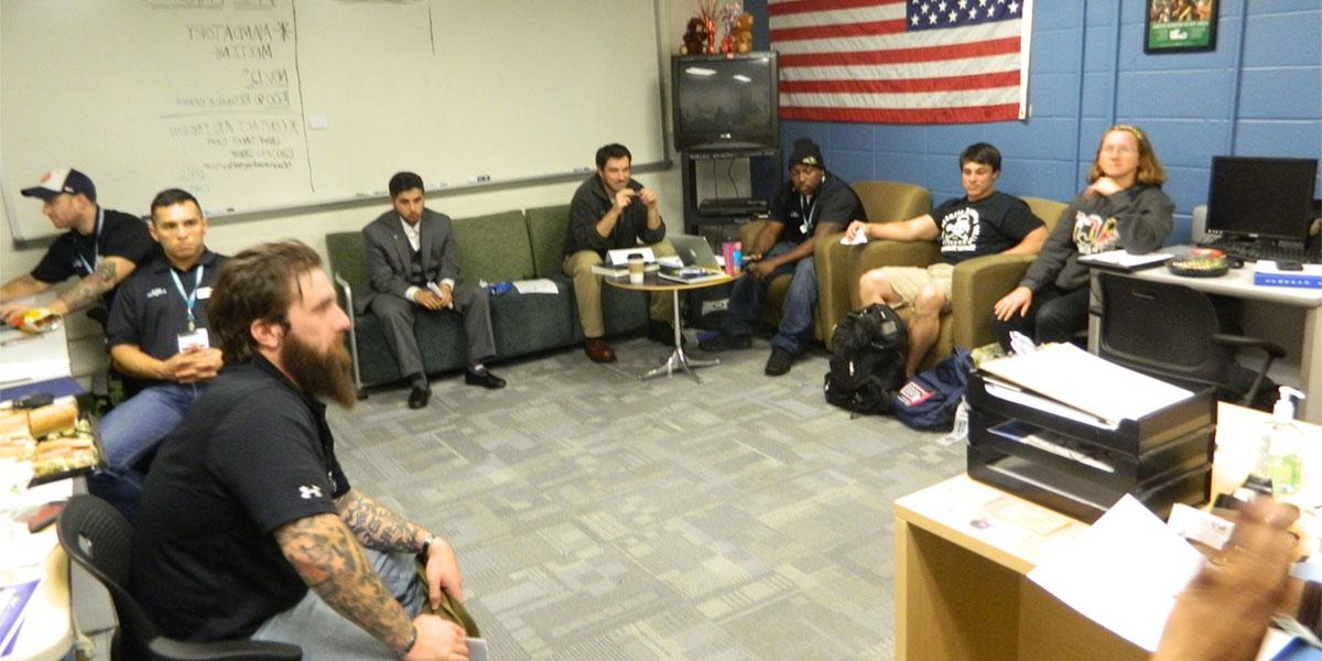 Students in Military Veteran Resource Center